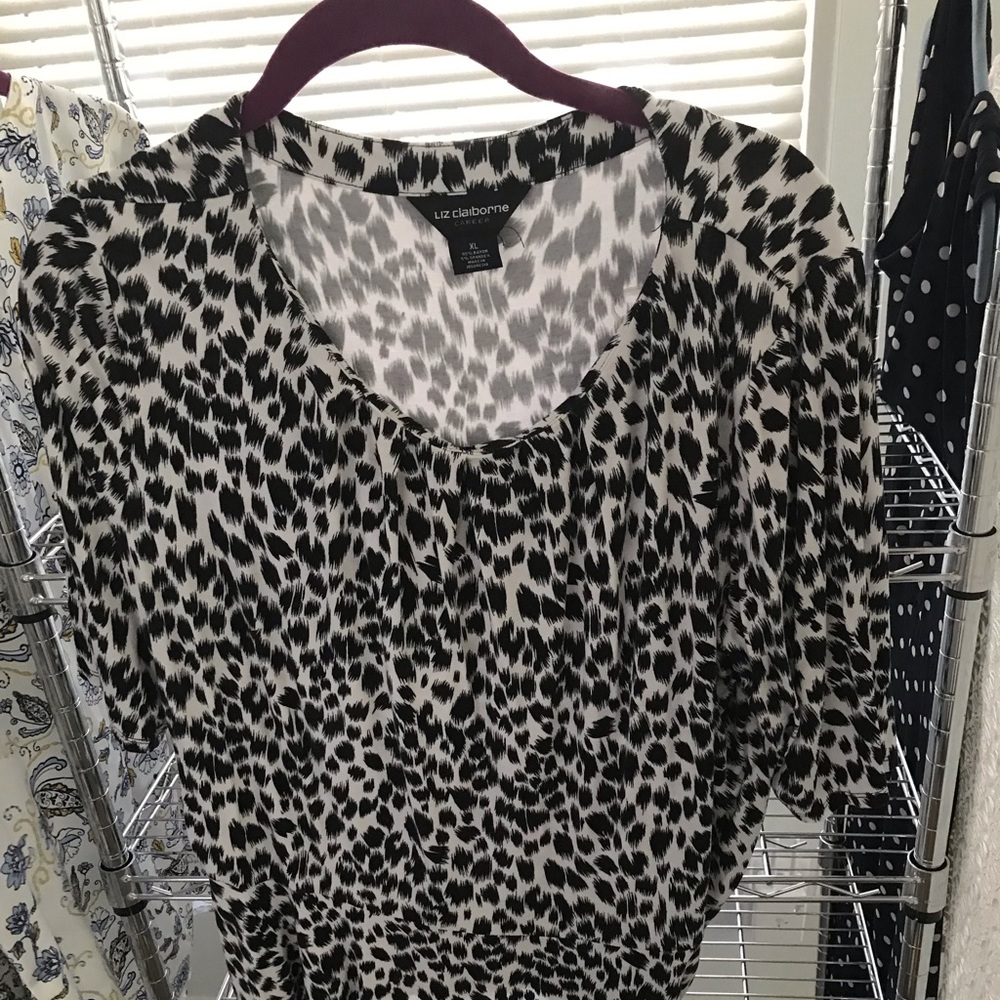 Liz Claiborne Peplum top